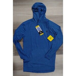 NEW Spyder Hoodie Shirt Mens Size Small Blue ProWeb Stretch Performance Active